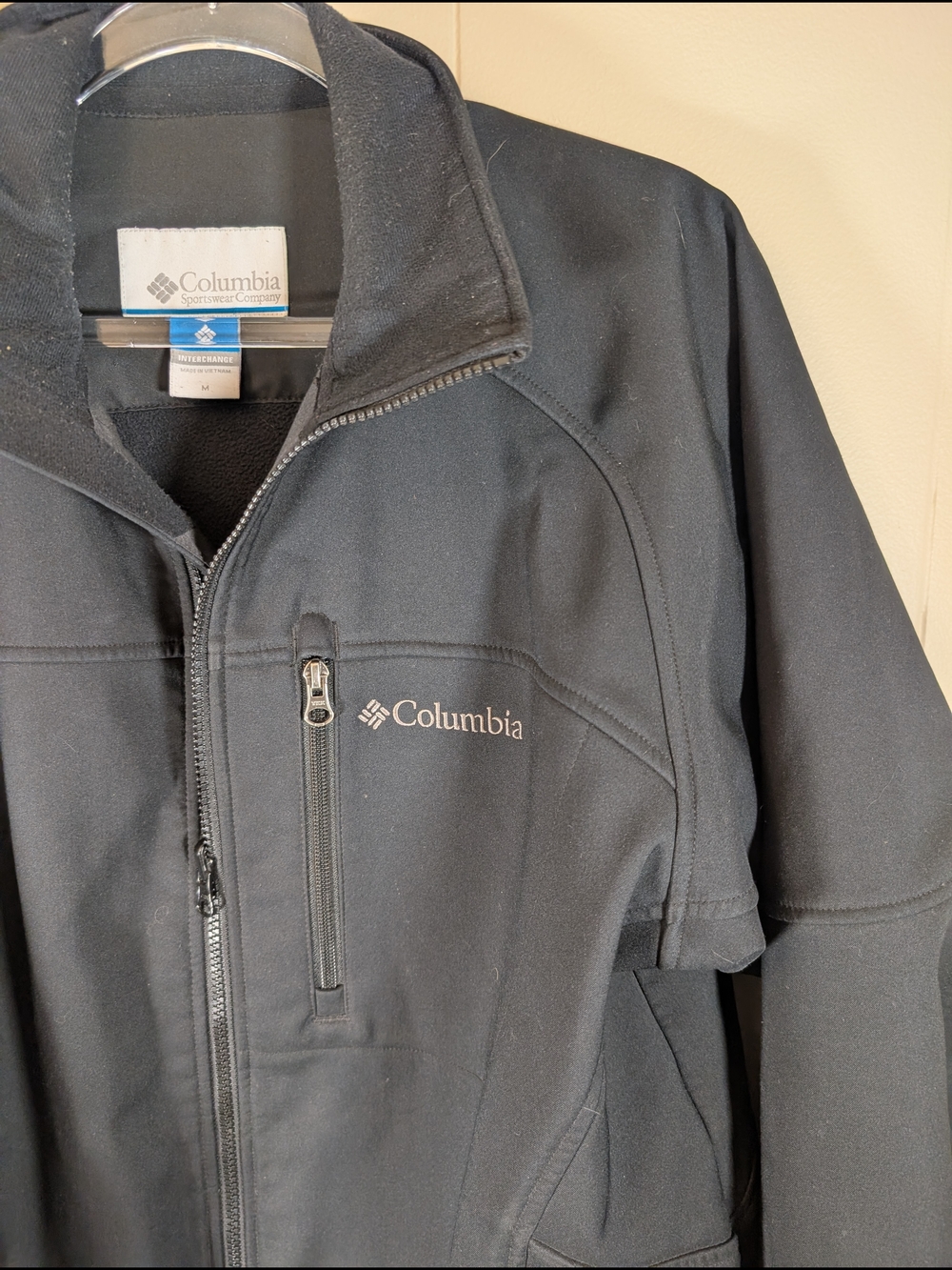 COLUMBIA Ascender 6493 Omni-shield Softshell Jacket Men’s Medium Zip Up Outdoor